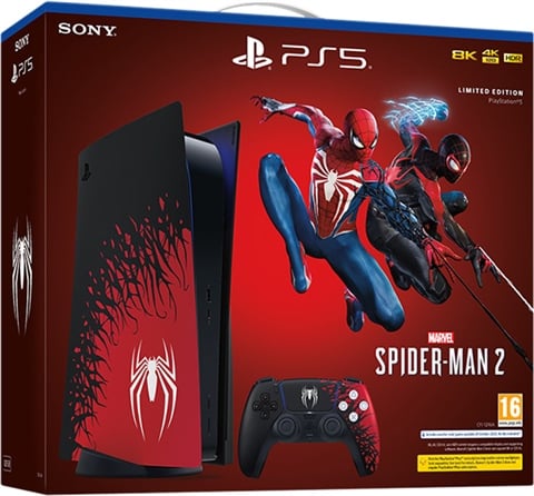 Playstation 5 Console, 825GB, Spider-Man w/Spider-Man Controller, Boxed